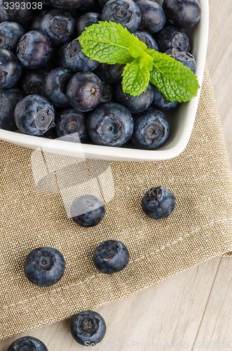 Image of Blueberries in small bowl
