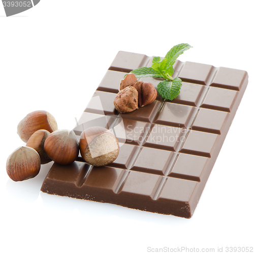 Image of Chocolate Bar with hazelnuts