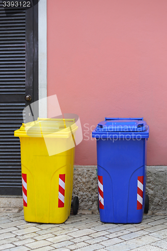 Image of Recycling Trash Bins