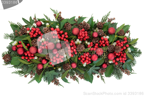 Image of Christmas Flora and Baubles