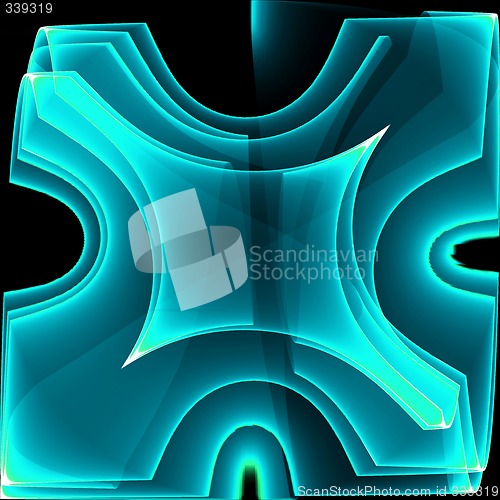 Image of Abstract 3d background