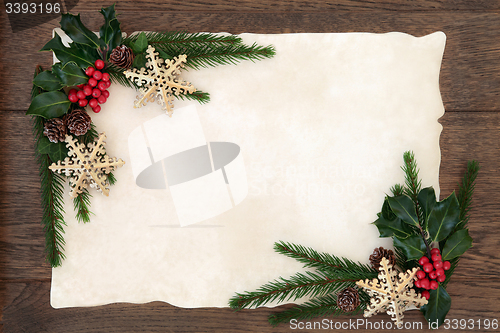 Image of Abstract Christmas Border