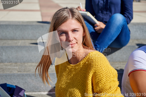 Image of portrait of young female student