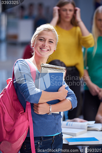 Image of students group  study