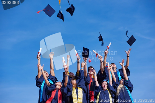 Image of high school graduates students