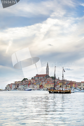 Image of Old Istrian town of Rovinj or Rovigno in Croatia