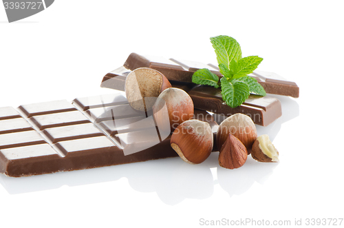 Image of Chocolate Bar with hazelnuts