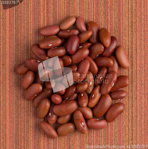 Image of Circle of red beans