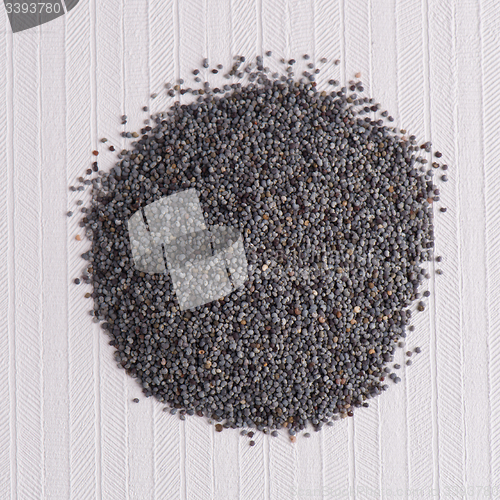 Image of Circle of poppy seeds