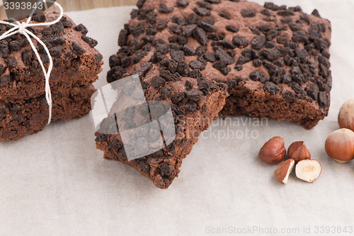 Image of Tasty chocolate brownies