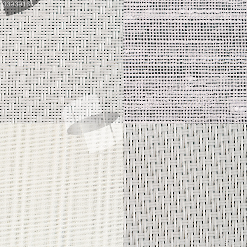Image of Set of white vinyl samples