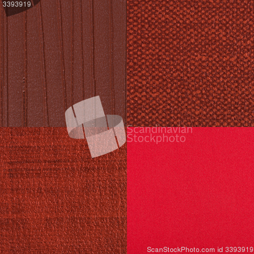 Image of Set of red vinyl samples