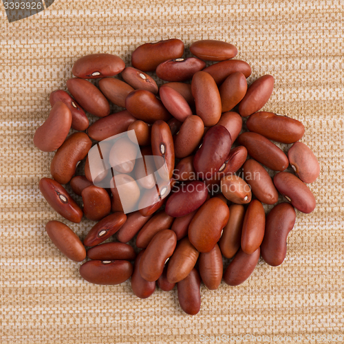 Image of Circle of red beans