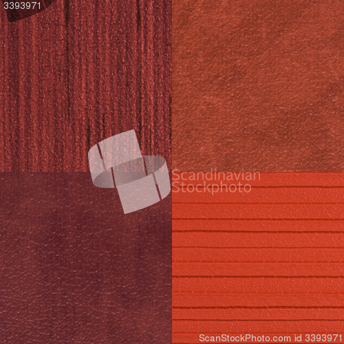 Image of Set of red vinyl samples