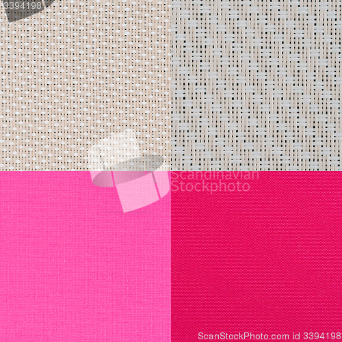 Image of Set of pink vinyl samples