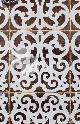 Image of Traditional Portuguese glazed tiles