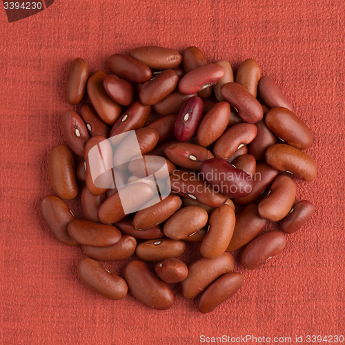 Image of Circle of red beans
