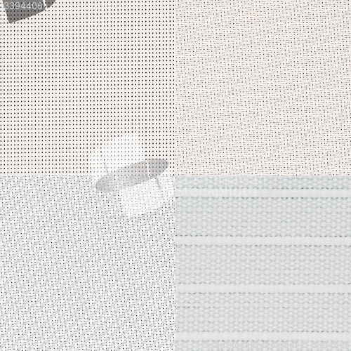 Image of Set of white vinyl samples