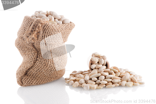 Image of White beans bag