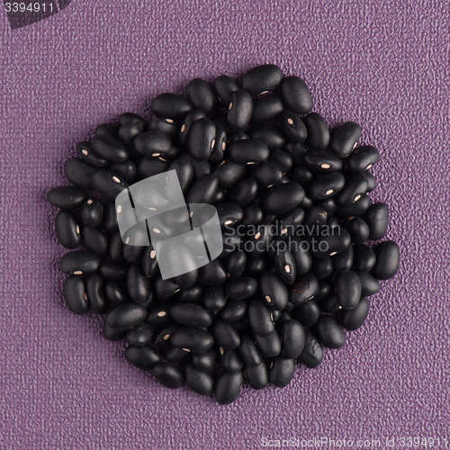 Image of Circle of black beans
