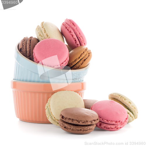 Image of Colorful French Macarons