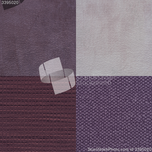 Image of Set of purple vinyl samples