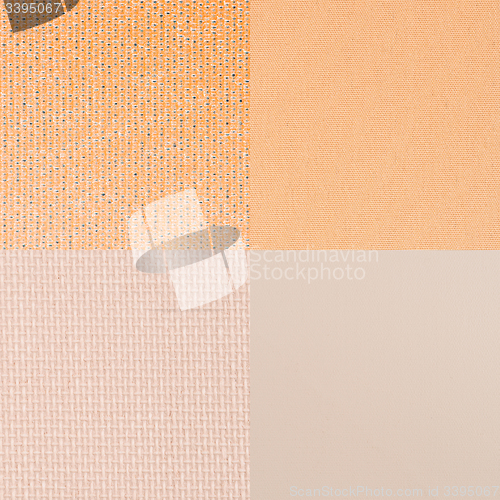 Image of Set of orange vinyl samples
