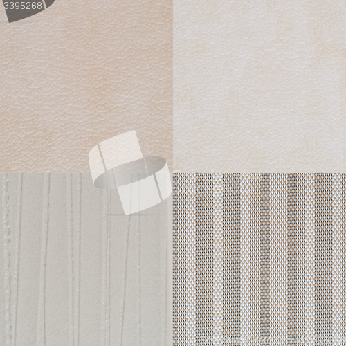 Image of Set of beige vinyl samples