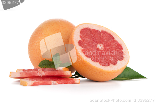 Image of Ripe red grapefruit