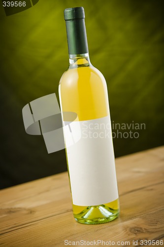 Image of White wine bottle