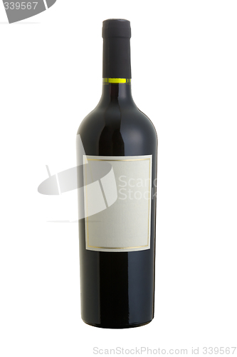 Image of Red wine bottle