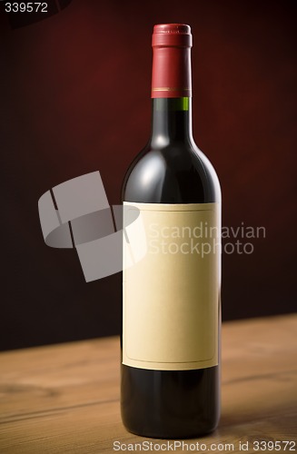 Image of Red wine bottle