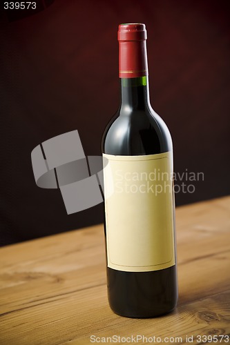 Image of Red wine bottle