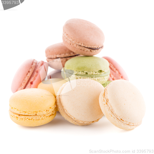 Image of Colorful French Macarons
