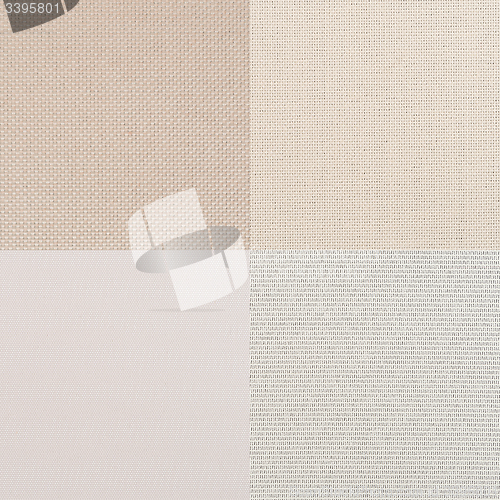 Image of Set of beige vinyl samples