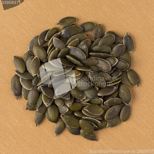 Image of Circle of pumpkin seeds