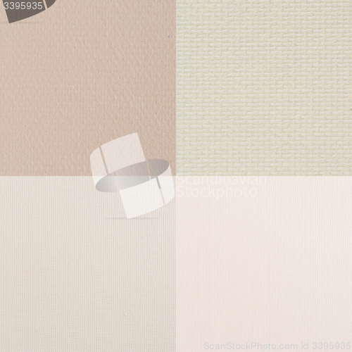 Image of Set of beige vinyl samples