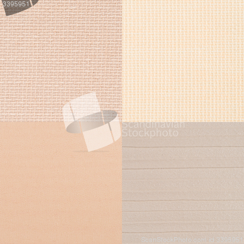 Image of Set of orange vinyl samples