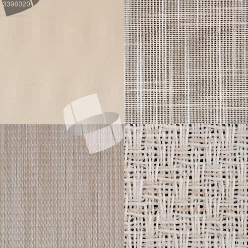 Image of Set of beige vinyl samples