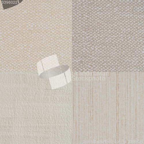 Image of Set of beige vinyl samples