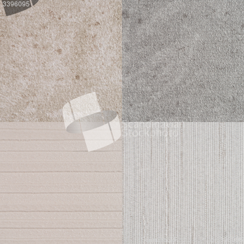 Image of Set of beige vinyl samples