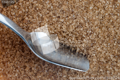 Image of Browm sugar and spoon