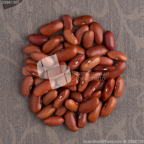 Image of Circle of red beans