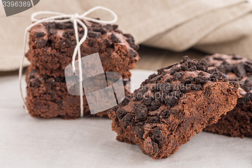 Image of Tasty chocolate brownies