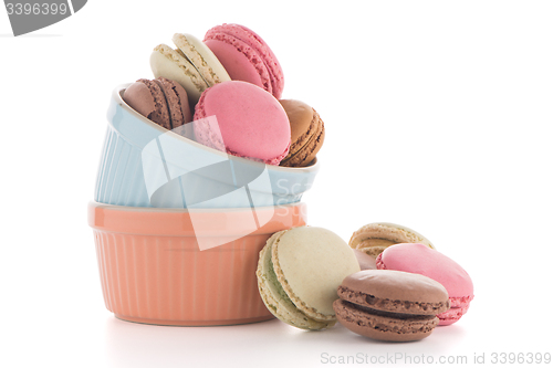 Image of Colorful French Macarons