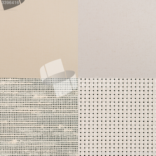 Image of Set of beige vinyl samples