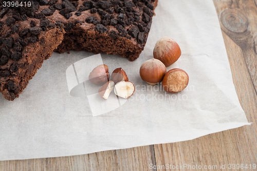 Image of Tasty chocolate brownies