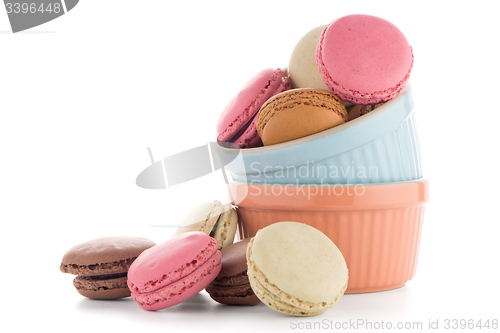 Image of Colorful French Macarons