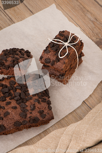 Image of Tasty chocolate brownies