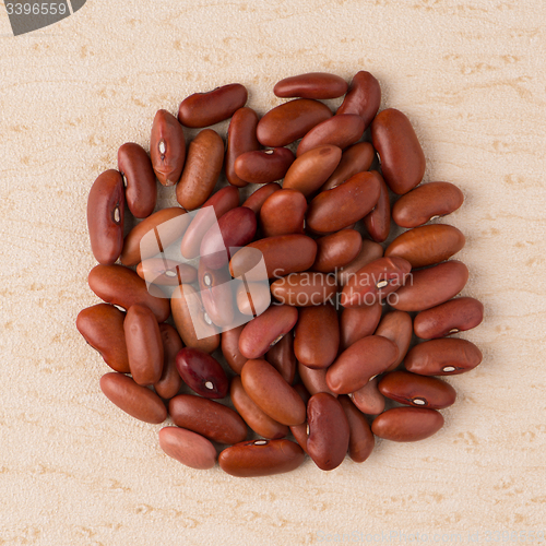 Image of Circle of red beans